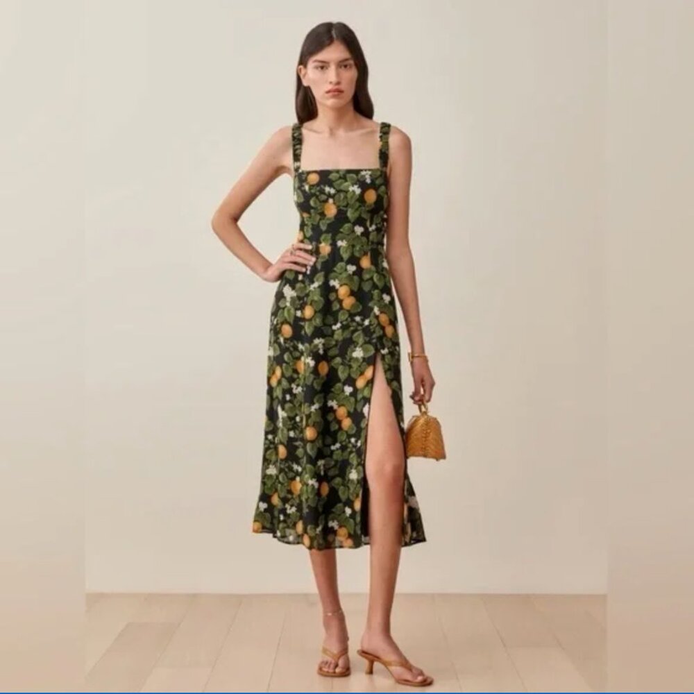 NWT Reformation Dominique dress in Clementine